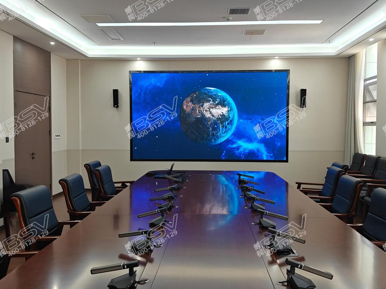 打造高效企業(yè)視訊中樞——湖北某股份有限公司大廳高清展示LED屏及多功能會議室